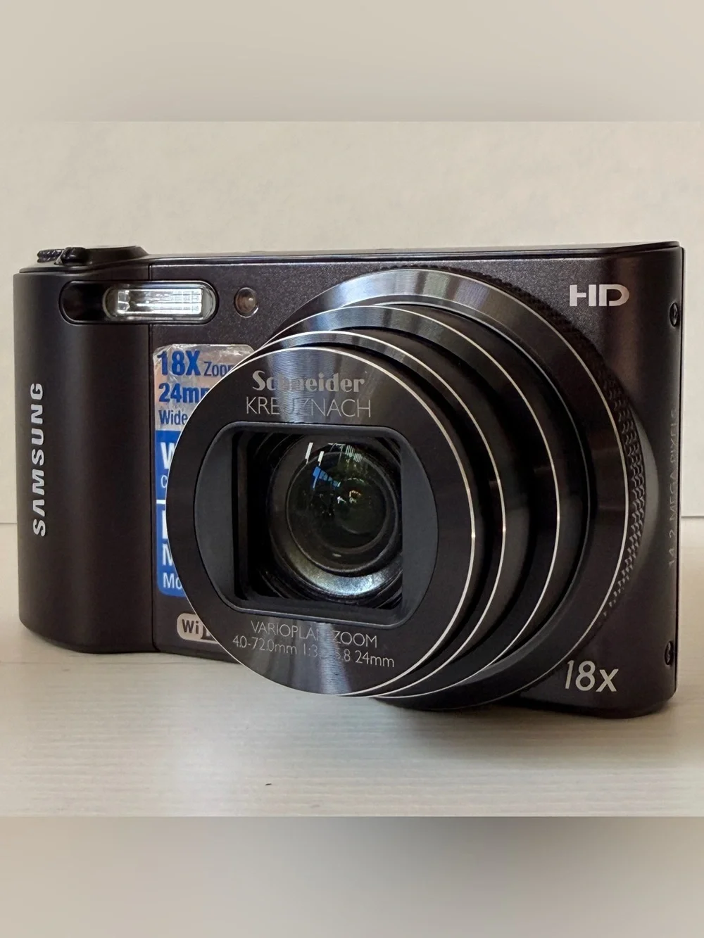 Samsung WB150F 14.2MP Digicam WiFi 18x Zoom Schneider Lens TESTED Works